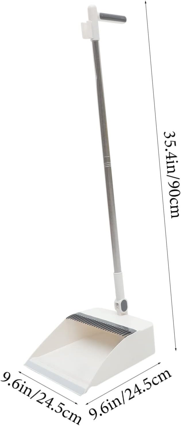 Dustpan and Broom Set Brush for Home Cleaning Long Handle Broom Kit Comfortable Sweep Decorative Brush
