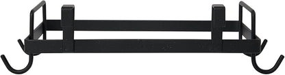 Household Essentials Metal Over the Door Trash Bag Holder, Black