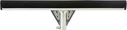Restaurantware-SQUEEGEE ONLY: Clean Tek Professional 21.75 Inch Floor Squeegee, 1 Broom With Double Rubber Blade - Handle Sold Separately, Heavy-Duty, Steel Wiper For Concrete Floor