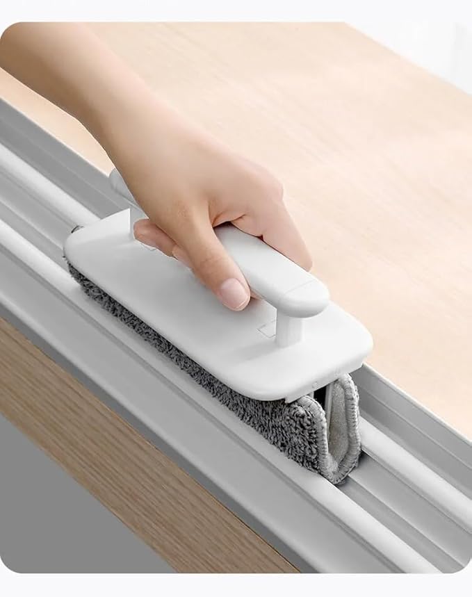 Removable Window Washing Brush Window Groove Cleaning Tool Sliding Door Track Cleaning Hand-held Crevice Brush The Wiper Blade