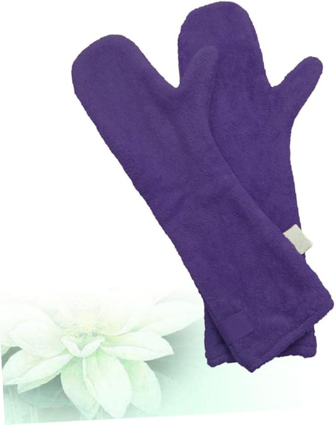 Kisangel PET Cleaning Gloves for Dogs Absorbent Dog Wash Gloves Set for Drying and Grooming for Quick Drying and Paw Cleaning Random Color
