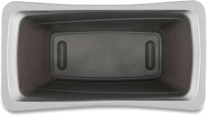 Boardwalk Slim Garbage Can, 30" Plastic Waste Container, 23 Gallon Capacity, Commercial Indoor, Made in The USA