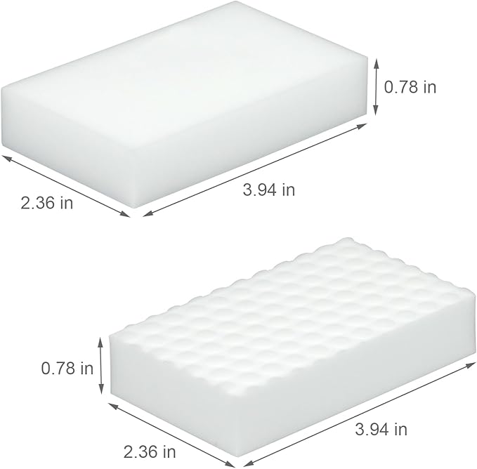30Pcs Melamine Foam Sponge, 2X Density Magic Cleaning Eraser, Durable Multi-Surface Scrubber for Kitchen, Bathroom, Wall, Shoe, Car, Sink & Floor Household Cleaning Essentials(30 Pcs-2X Density)
