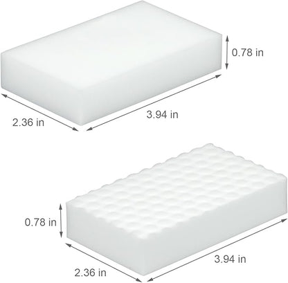 30Pcs Melamine Foam Sponge, 2X Density Magic Cleaning Eraser, Durable Multi-Surface Scrubber for Kitchen, Bathroom, Wall, Shoe, Car, Sink & Floor Household Cleaning Essentials(30 Pcs-2X Density)