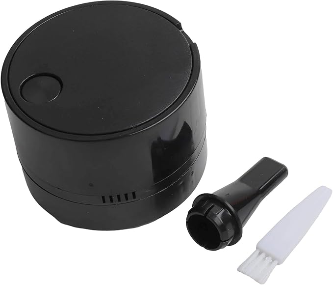 for Mini Desktop Vacuum Cleaner with High Suction Power, Portable Handheld for Vac for Crumbs and Debris on Desk, Keyboard, Sofa, Office and Home Use(Black)