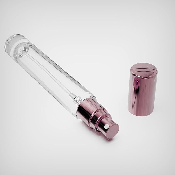 5 Pack of 10ML Portable Perfume Travel Refillable, Glass Perfume Bottle Set, Empty Atomizer Sprayer for Perfume Cologne Dispenser, Sample Perfume Bottles with Refill Tool