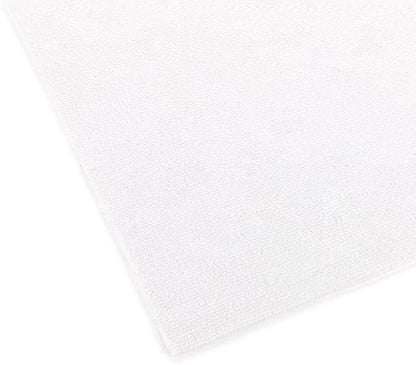 The Rag Company - Ultra Rip N' Rag XL Premium Reusable Pearl-Weave Microfiber Towels for Coatings, Glass, Detailing, Home, RV and More - 50 Count - Quality 70/30 Blend - 280gsm 16" x 16" - White