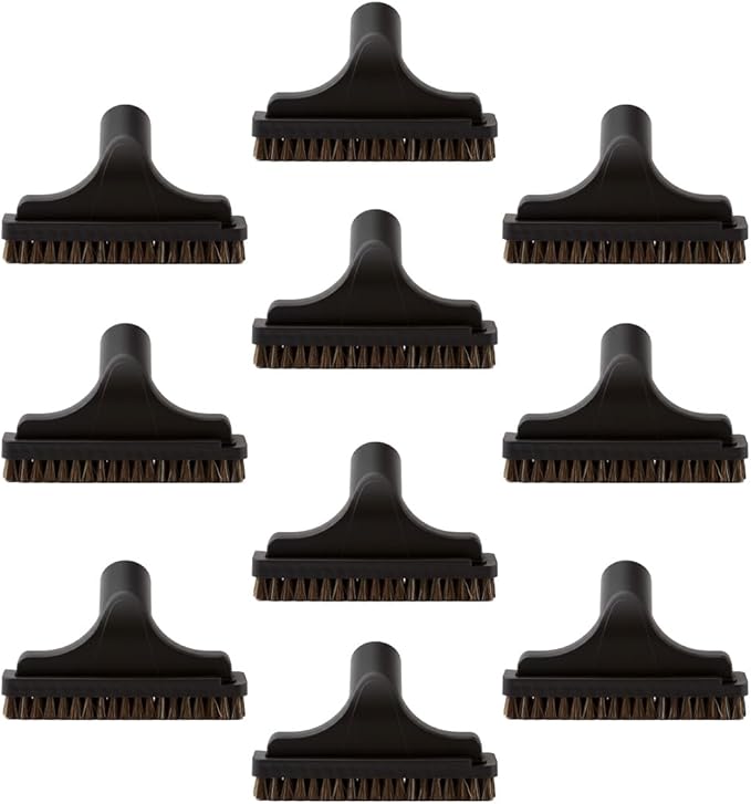 Selgo Universal 1 ¼ Inch (32mm) Vacuum Cleaner Upholstery Brush 10" Wide (Upholstery Brush), Pack of 10