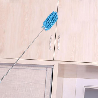 Healifty Chenille Microfiber Duster with Easy Grip Telescopic Handle 29 Inch Extendable Wand for Dusting Ceiling Fans Furniture Blinds and Shutters