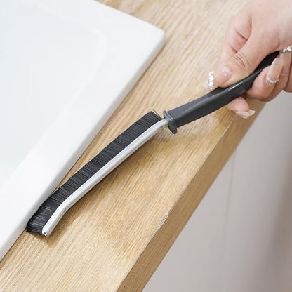 Portable Multi-Purpose Cleaning Kit: Includes 4 Window Track Brushes, Corner Scraper, Detachable Window Groove Cleaner, 2 Pumice Stone Bars. Deep Cleaner for Bathroom, Kitchenware, Door & Window Gaps.