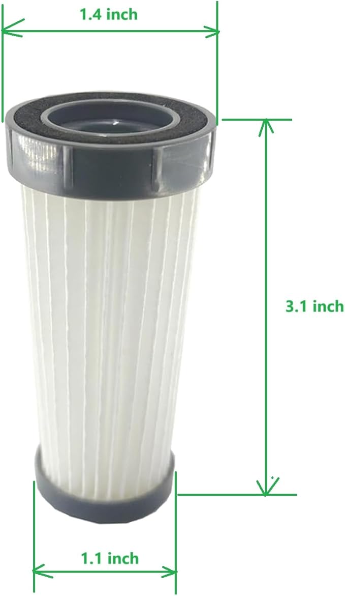 3Pack Hepa Filters Replacement Compatible with Teant and Trucozie T556 Mattress Vacuum Cleaner. Washable Filters Works with Teant Blue, Gray Upgrade and Pink Bed Vacuum Cleaner.