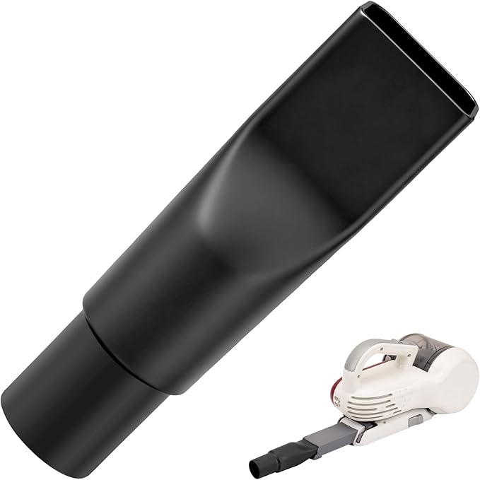 Attachments for BLACK+DECKER - Extendable Crevice Tool, Accessories Adapter, for Hand Vacuum Models with Slim Nozzle and Extendable Crevice - Fits Caliber (1.47" x 0.5")