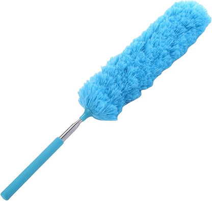 Fiber Dusting Brush, Multifunctional Extendable Dusting Wand, Washable Ceiling Duster, Cobweb Ceiling Duster with Extension Pole, Cleaning Feather Dusters for Cleaning Ceiling Fan Furniture