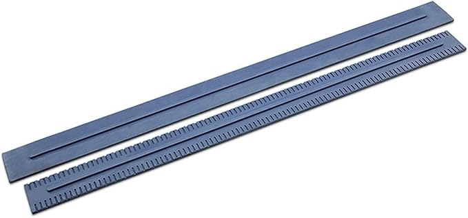 Two-Piece Floor Rubber Squeegee Blade Compatible with Karcher BD50/50, BD50/70, Floor Scrubber Edge Water Retaining Strip Spare Parts