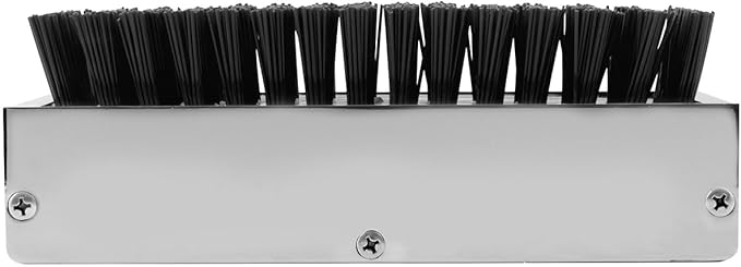 GG Grand General 98990 Chrome Aluminum 7-1/2" (L) x 2-5/8" (H) x 3" (D) Boot Caddies Black Brush