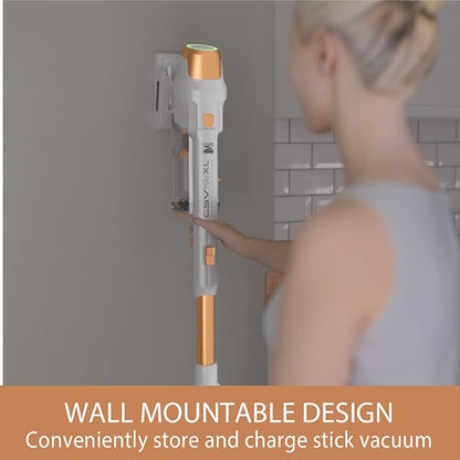 Kenmore DS4030.01 CSV Upgrade Cordless Stick Vacuum with EasyReach Wand, HEPA Filter & LED Headlight, Converts to Lightweight Handheld for Hardwood Floors, Carpet & Pet Hair, Orange