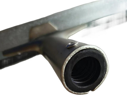 36 in Rubber Made Curved Industrial Duty Steel Floor Squeegee 36" with Handle 78" Extension Pole