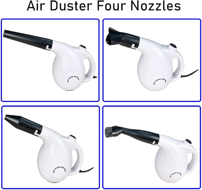 3.0 Durable ABS Electric High Compressed Air Duster, Computer Cleaner Blower, Keyboard Cleaner, Electronic Devices,and Laptop Cleaner Replaces Compressed Air Cans for Cleanning Hair,Crumbs,Scraps
