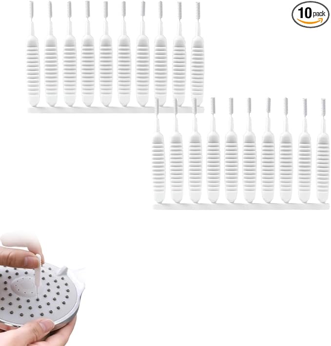 Shower Head Cleaning Brush for Small Hole, 2026 Upgrade Gap Hole Anti-Clogging Cleaning Brush, Multifunctional Shower Head Cleaning Brushes for Household Bathroom (20 Pcak)