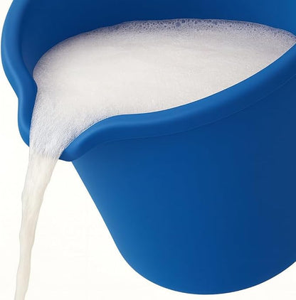 JOEY'Z 10QT (9.5L) Cleaning Bucket with Handle and Spout – Heavy Duty Mop Bucket for Household Use, Utility Pail for Water, Storage, or Car Wash - Plastic Buckets, Plastic Buckets with Handles - Blue