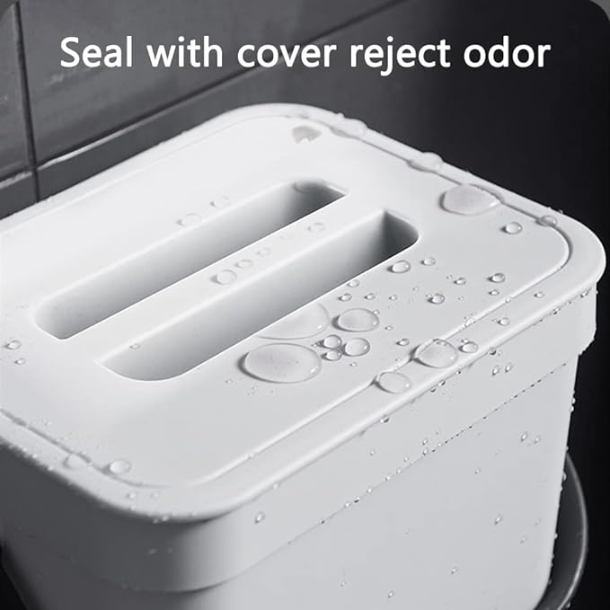 3L Small Kitchen Compost Bin, PP Material, Pressure Design Household Countertop Container with Lid for Rubbish Composter (3)