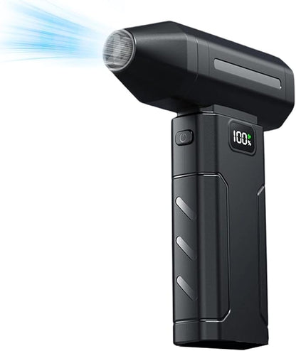 Handheld Air Duster - 6000mAh Rechargeable Cordless Electric Blower for Keyboard and Electronics Cleaning, Portable High Power Air Cleaner for Home Office and Car Interior, Compact Dust Removal Tool w