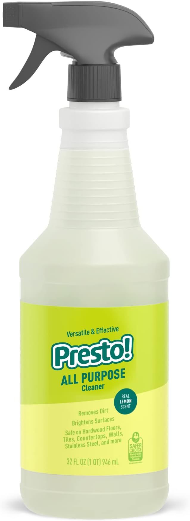 Amazon Basics All Purpose Cleaner, Lemon Scent, 32 fl oz, Pack of 2 (Previously Presto!)