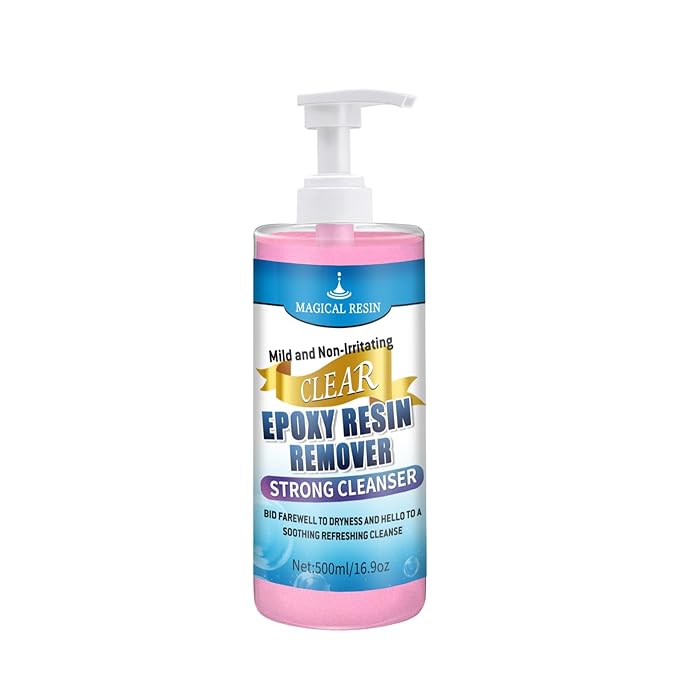 Hands Resin Remover Gel - All Natural Epoxy Resin Cleaner - Magical Cleanser for Artists - Epoxy Remover - Glue, Silicone, Paint & Glitter Soap- For Soft and Moisturized Skin