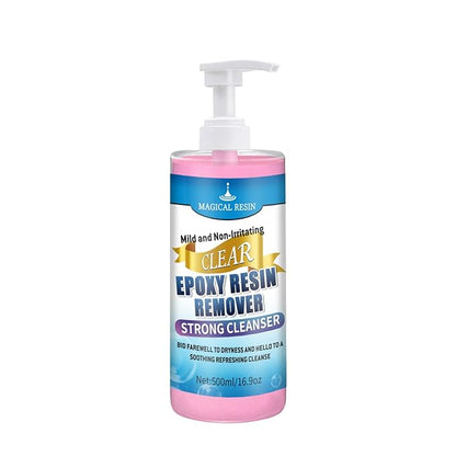 Hands Resin Remover Gel - All Natural Epoxy Resin Cleaner - Magical Cleanser for Artists - Epoxy Remover - Glue, Silicone, Paint & Glitter Soap- For Soft and Moisturized Skin