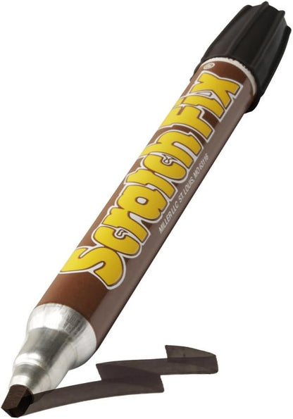 Miller SF1203 Wood Stain Scratch Fix Pen / Wood Repair Marker - Black Brown Wood