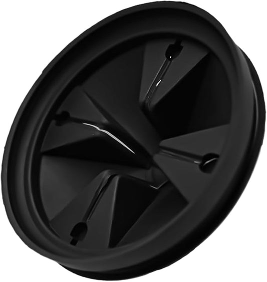 3 3/8" Garbage Disposal Sink Baffle QCB-AM Splash Guard for Insinkerator, Garbage Disposal Quiet Collar Drain Plugs Cover Splash Guard Replacement for InSinkErator Evolution Series(Black)
