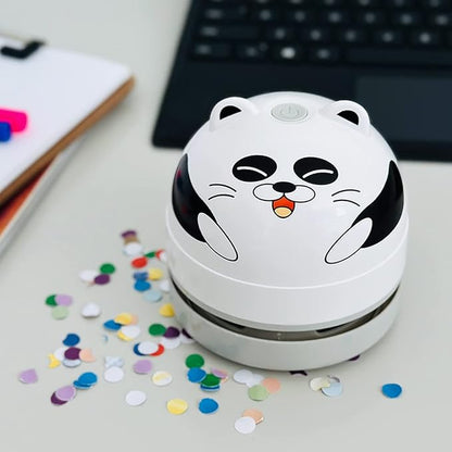 allydrew Mini Portable USB Desktop Vacuum, Panda