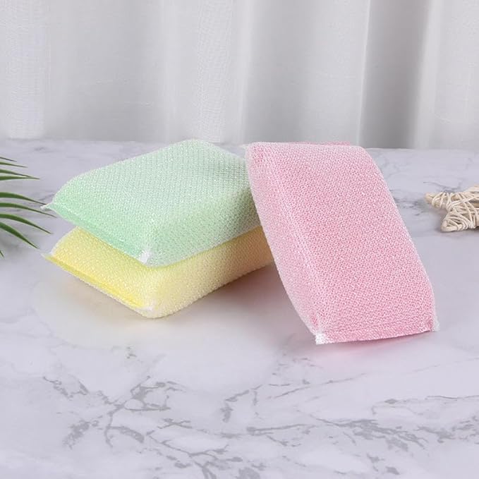 Swift-Scrub Non-Scratch Wire Steel Scrubber for Sustainable Cleaning of Utensils, Dishes, Counters, Sinks and Wet and Dry Cleaning Multipurpose Dish Wash Scrubber | (Ultra Power, Pack of 4)