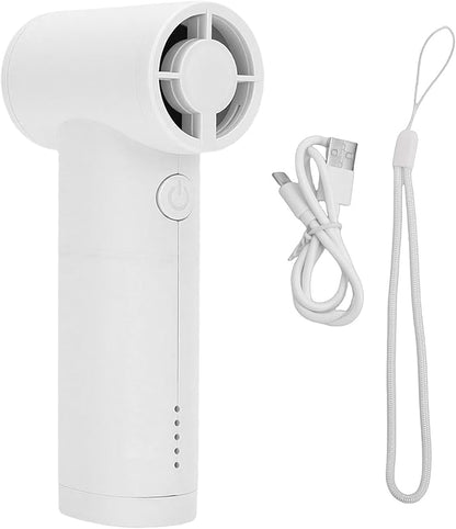 Naroote Compressed Air Duster, 40000RPM Cordless Air Blower, Mini Blower with 5 Speeds Adjustable Power & Type C Rechargeable 5000mAh, Ideal for Cleaning Keyboards, Computers & Cars (White)