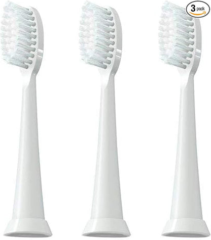 TAO Clean Sonic Electric Toothbrush Replacement Heads (3-Pack) – Replacement Heads for the TAO Clean Electric Toothbrush and Docking Station, White