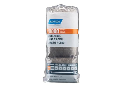 Norton 1003799 0000 Grade Steel Wool Pad - Pack of 1212