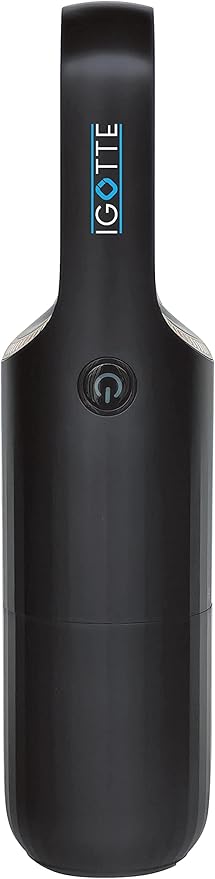 Portable Hand Vacuum Cleaner Handheld Cordless Cleaner for Pet Hair Dirt Home Dust, Car Interior, Lightweight, Easy to Use, Compact Design Battery Rechargeable with USB-C Cable (Black Color)