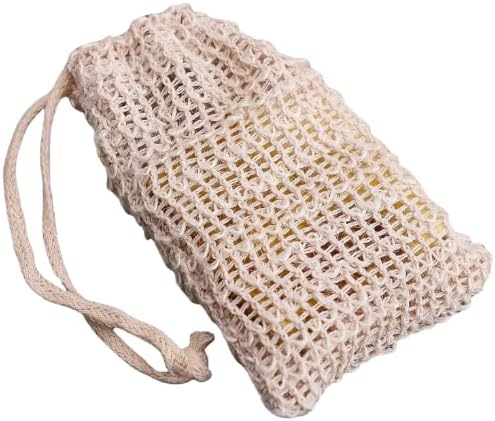 Natural Soap Saver Bag – Exfoliating Sisal Pouch for Bar Soaps