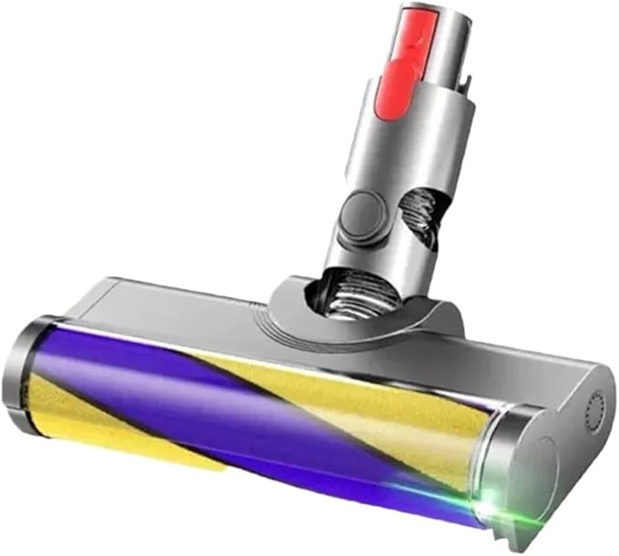 Laser Floor Brush， Compatible for Dyson ，V10 V15 V11 V8 V7 V10 Slim V12 G5 Soft Suction Head LED Floor Brush Accessories(V10 v11 v15)