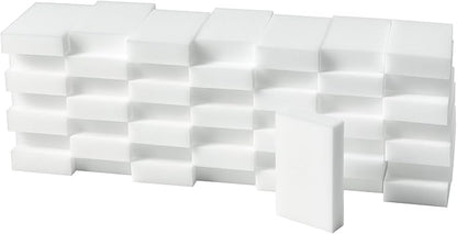 Melamine Sponge,150PCS Magic Sponges Eraser,Melamine Foam Eraser Cleaner for Kitchen,Bathroom,Bathtub, Floor, Baseboard,Wall,Furniture (150PCS, 3.93x2.36x0.79in)