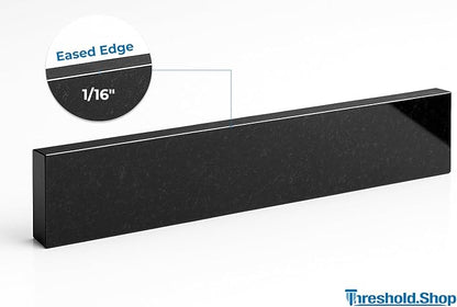 Bathroom Vanity Sink Backsplash/Sidesplash (Absolute Black Granite, 4" x 72")