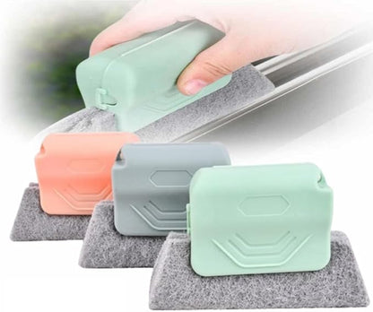 Window Groove Cleaning Brush, 2025 New Hand-held Magic Window Track Cleaner Tools Set,Groove Cleaning Brush Window or Sliding Door for Sliding Door, Sill, Tile Lines, Shutter (3pcs)