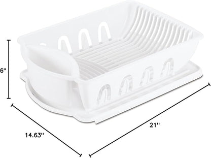 Sterilite 06418006 Ultra Sink Set - White