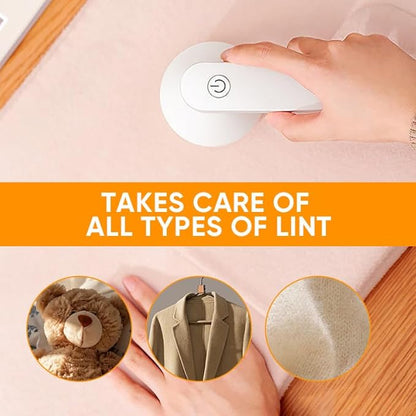 Saker Lint Remover 2026 Plus| Electric Fabric Shaver for Clothing | Type-C Fast Rechargeable Lint Remover Sweater Shaver for Pilling Clothes,Fuzz Fabric,Blankets,Home Decor (Dark Green)