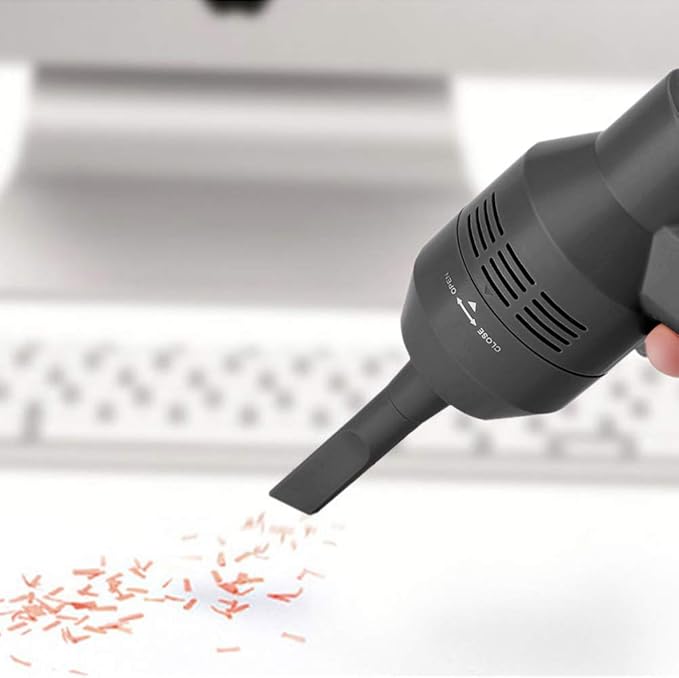 Portable Mini Handheld USB Keyboard Vacuum Cleaner Keyboard Cleaner Kit for Laptop Desktop PC, Cordless Mini Computer Vacuum, Cleaning Dust, Hairs, Crumbs, Scraps, Ash for Laptop, Computer (#01)