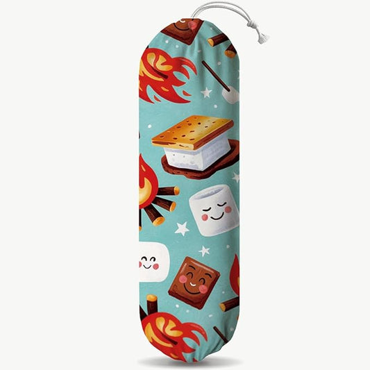 Kitchen Plastic Bag Holder, Cookies Grocery Bags Storage Dispenser, Garbage Trash Bags Carrier Organizer Dispenser, Reusable Grocery Bag Organizer, Wall Mount, Housewarming Gifts
