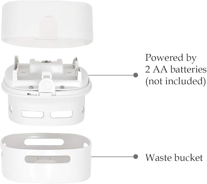 allydrew Cute Portable Mini Vacuum Cleaner for Home and Office, White Box