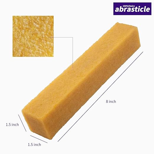 1-1/2" x 1-1/2" x 8" Inch Abrasive Cleaning Eraser Stick, Must Have Accessory for Sanding Belts & Discs Sandpaper Rough Tape, Skateboard and Shoes, Woodworking Shop Tools for Sanding Perfection