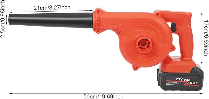 Mini Leaf Blower 2-in-1 Electric Blower Mini Blower Cordless Small Leaf Blower Dust Catcher Car Blower Handheld Vacuum Cleaner for Lawn Care Cleaning