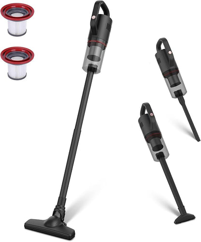 KEROMEE Cordless Vacuum Cleaner Lightweight Hand-held Stick Vacuum Small Vacuum for Hard Floor Car Pet Hair BW118